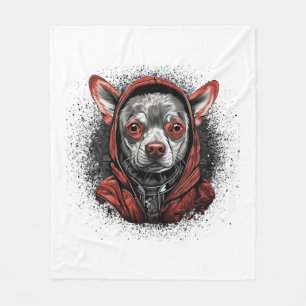Manta Polar Chihuahua Guay Perro rap Hip-Hop Gangster