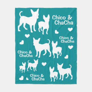 Manta Polar Chihuahua y Chorkie