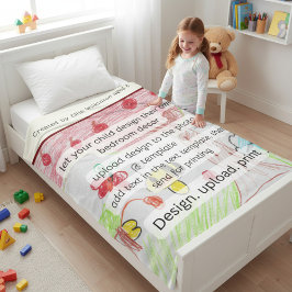 Manta Polar Childs Artwork Colorful Abstract Kids Drawing