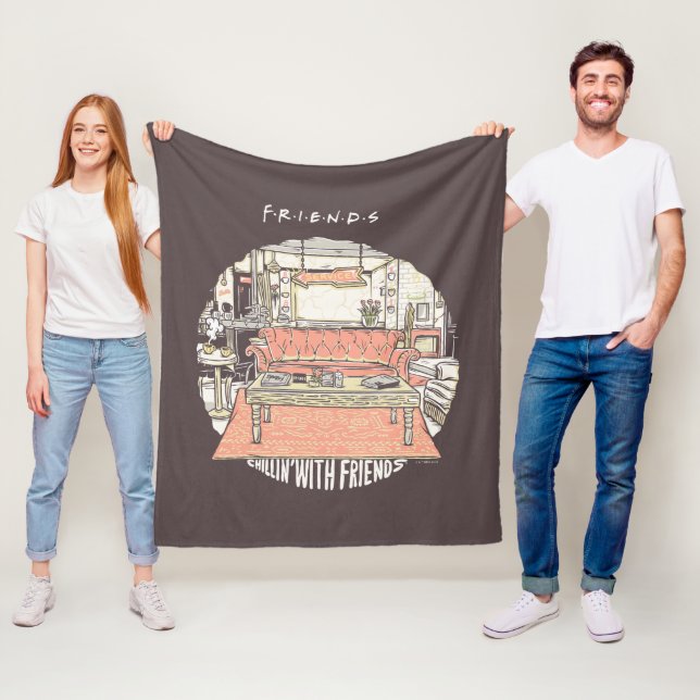 Manta Polar Chillin' con Personalizado FRIENDS™ (In situ)