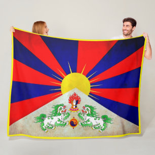 Manta Polar “China: TIBET bandera… “