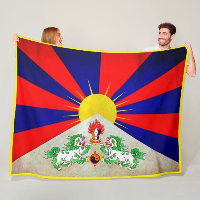 Manta Polar “China: TIBET bandera… “ (In situ)