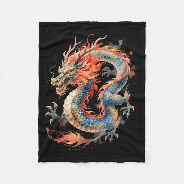 Manta Polar Chinese Dragon Asian Mythology Zodiac  (Anverso)