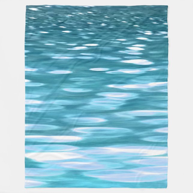 Manta Polar Chispa verde azulada (Anverso)