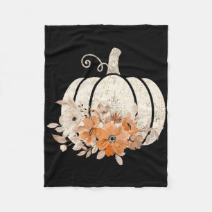 Manta Polar Chispas Caídas Mujeres Calabaza Vintage Gráfico De