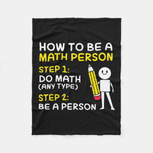 Manta Polar Chiste Cómo Ser Una Persona Matemática Feliz 100 D