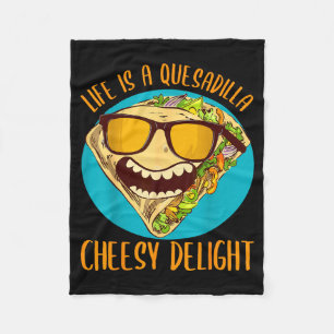 Manta Polar Chiste de quesadilla pun 5 de mayo comida mexicana