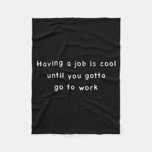 Manta Polar Chistoso meme de trabajo y humor sarcástico de ofi