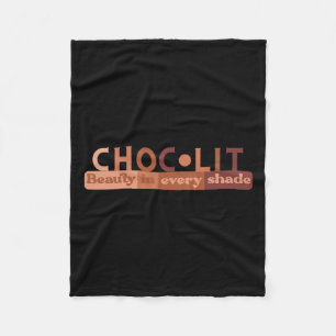 Manta Polar Choclit Brown Azúcar Babe Afro Reina Africana Amer