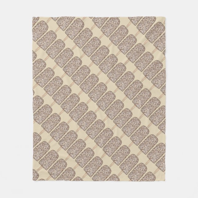 Manta Polar Chocolate Eclair Ice Cream Popsicle Blanklet (Anverso)