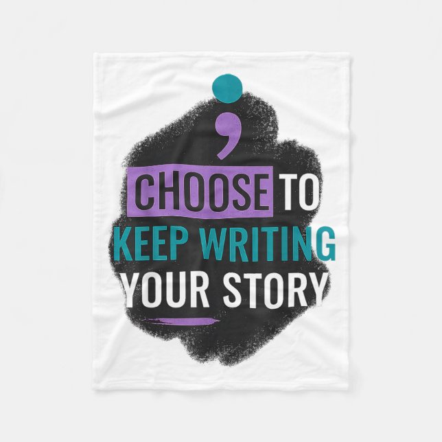 Manta Polar Choose To Keep Writing Your The Story For Women Me (Anverso)