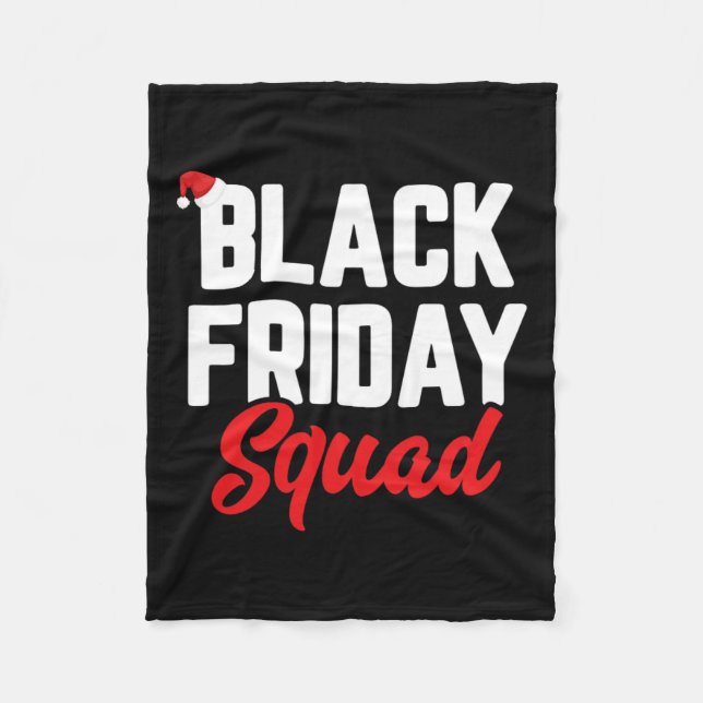 Manta Polar Chri divertido del equipo de compras de escuadrone (Anverso)