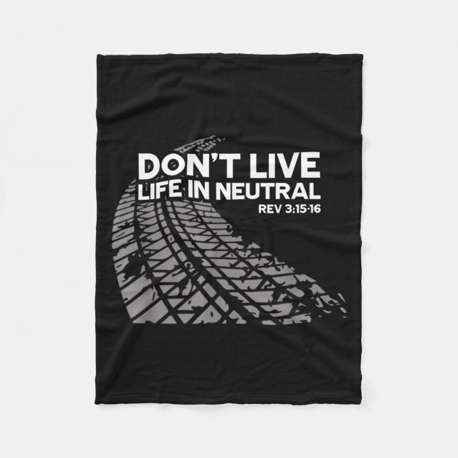 Manta Polar Christian Car Enthusiast Pastor - Don't Live Life  (Anverso)