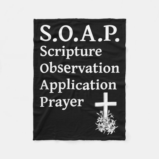 Manta Polar Christian Soap Scripture Observation Application P (Anverso)