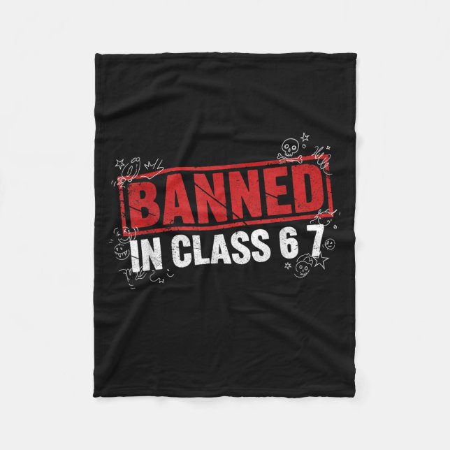 Manta Polar Christmas 67 Meme Design Funny Six Seven Hands 6 7 (Anverso)