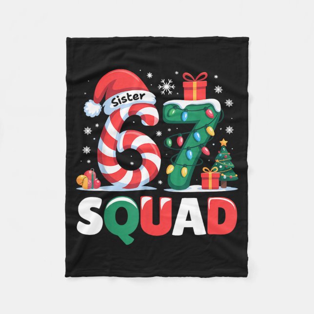 Manta Polar Christmas 67 Squad Sister 6-7 Funny Matching Candy (Anverso)