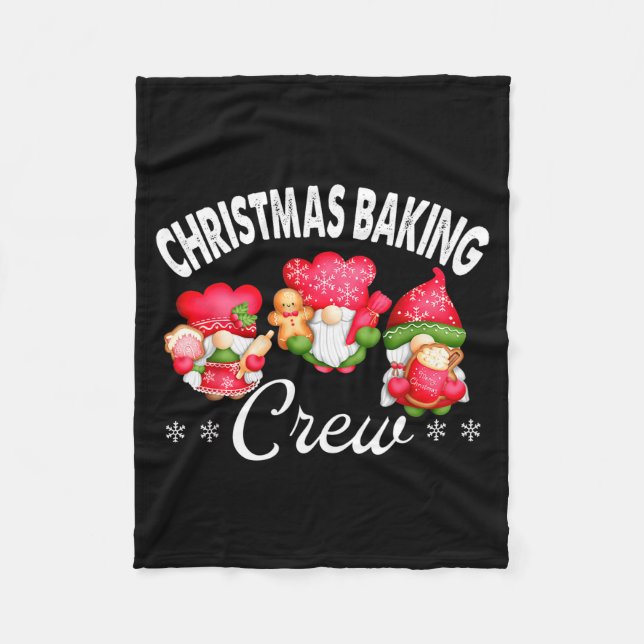 Manta Polar Christmas Baking Crew Bakers And Christmas Baking  (Anverso)
