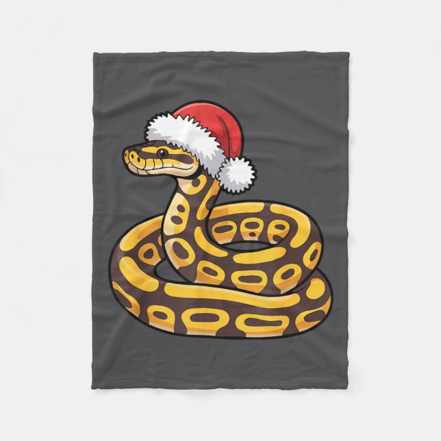 Manta Polar Christmas Ball Python Ugly Xmas Sweater Snake Love (Anverso)