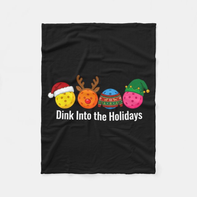 Manta Polar Christmas Ckleball Santa Reindeer Elf Ugly Xmas Sw (Anverso)