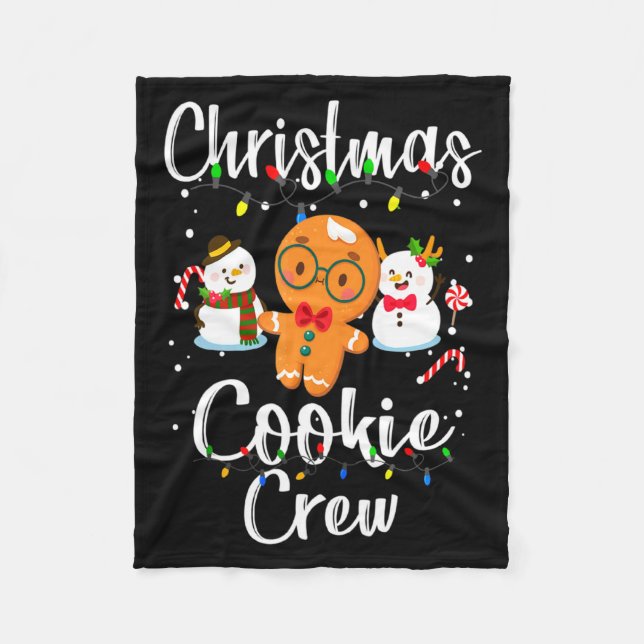 Manta Polar Christmas Cookie Crew Baking Team New Xmas Bakers  (Anverso)