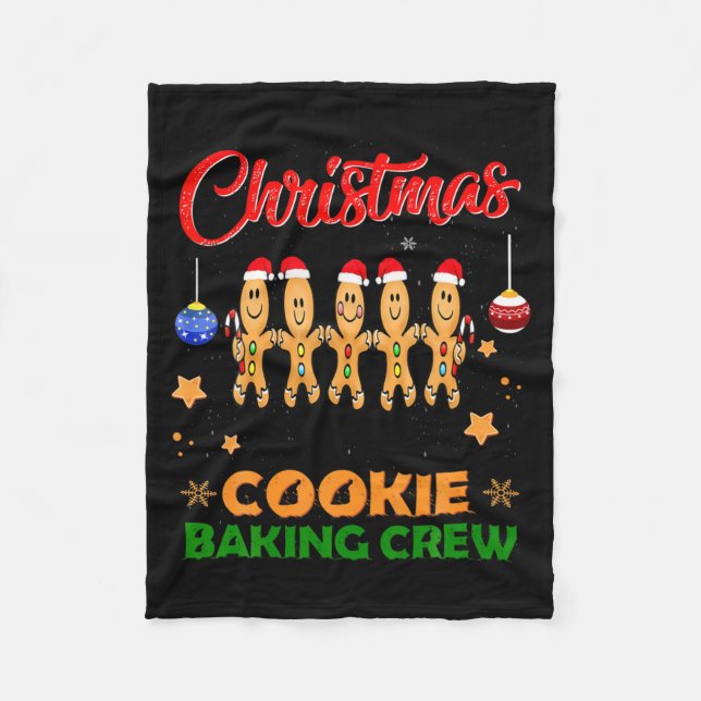Manta Polar Christmas Cookie Crew Baking Team New Xmas Bakers  (Anverso)