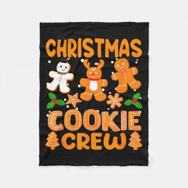 Manta Polar Christmas Cookie Crew Baking Team New Xmas Bakers  (Anverso)