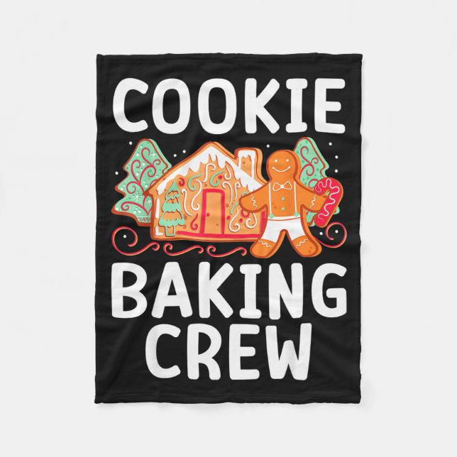 Manta Polar Christmas Cookie Taster Cookie Baking Crew Gingerb (Anverso)