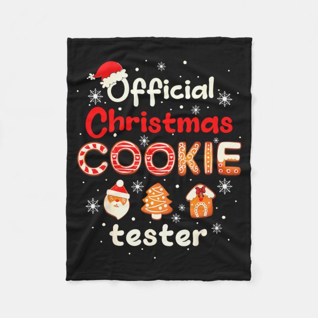 Manta Polar Christmas Cookie Tester Taster Baking Crew Toddler (Anverso)