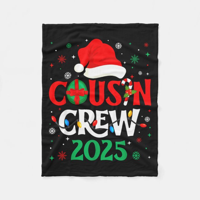 Manta Polar Christmas Cousin Crew 2025 Xmas Funny Matching Fam (Anverso)