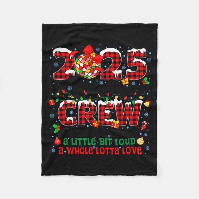 Manta Polar Christmas Crew 2025 Family Christmas Matching Xmas (Anverso)