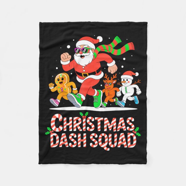 Manta Polar Christmas Dash Squad Running Runner Marathon Team  (Anverso)