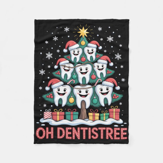 Manta Polar Christmas Dental Squad Oh Dentistree  (Anverso)