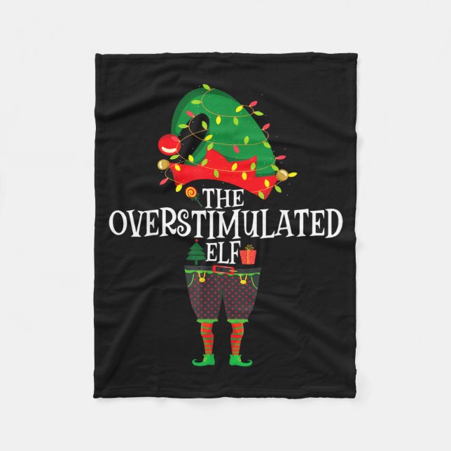 Manta Polar Christmas Elf Family Matching Group The Elf Overst (Anverso)