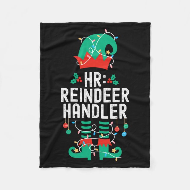 Manta Polar Christmas Elf Office Team Party Family Matching  (Anverso)