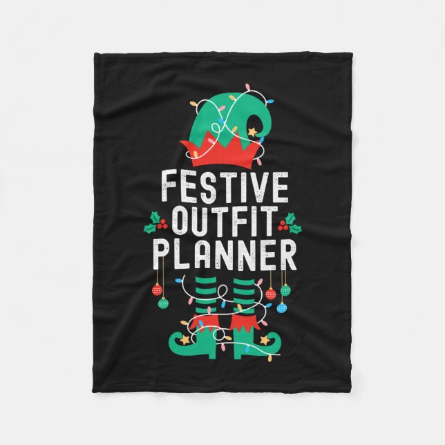 Manta Polar Christmas Elf Office Team Party Family Matching _1 (Anverso)