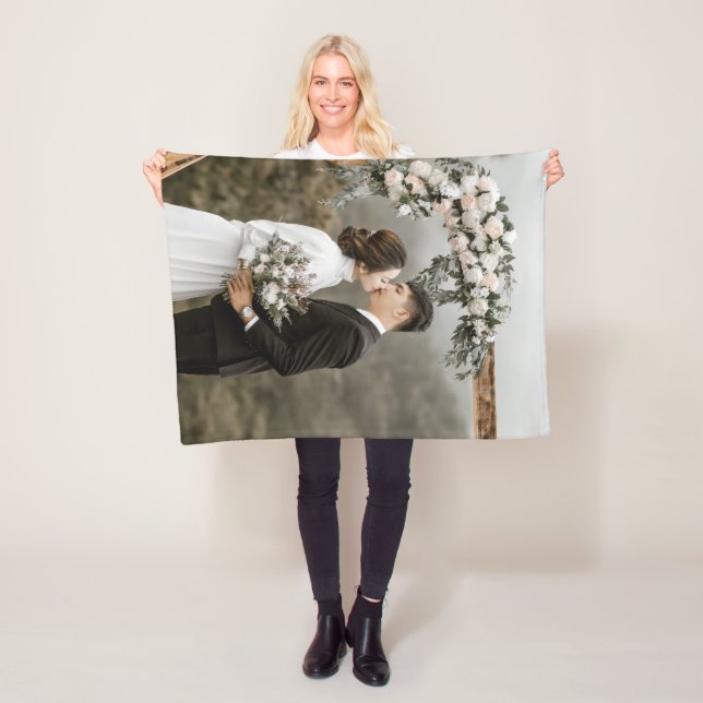 Manta Polar Christmas Fleece Blanket – Cozy Holiday Throw (In situ)