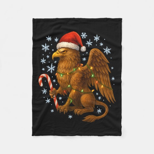 Manta Polar Christmas Griffin Magic Mythical Holiday Srit Long (Anverso)