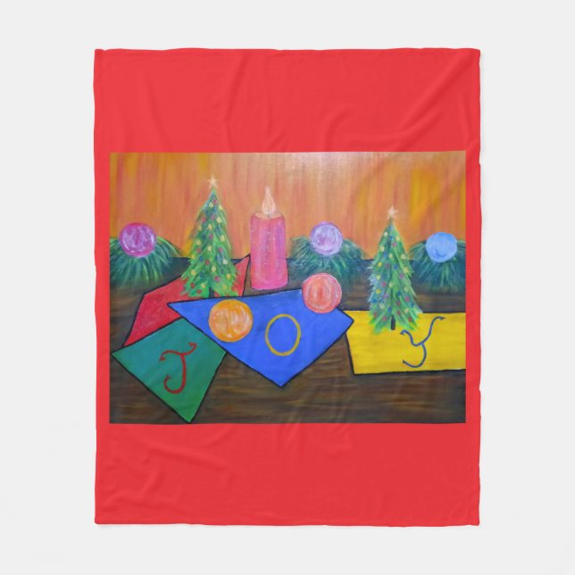 Manta Polar Christmas Joy (Anverso)