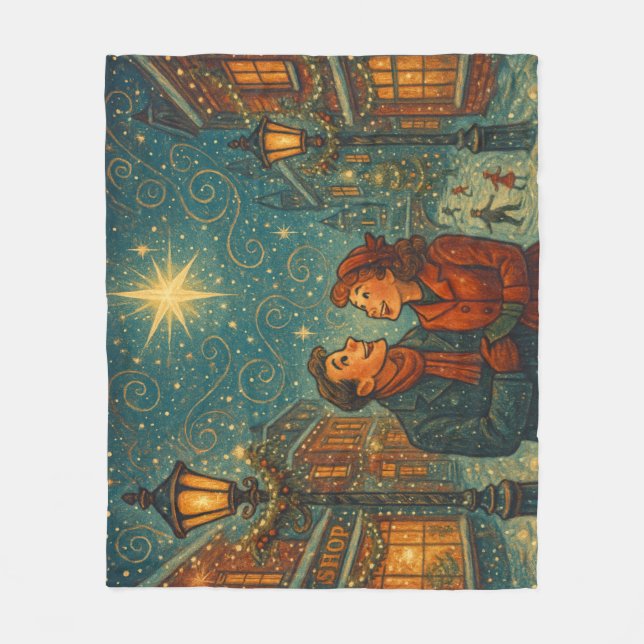 Manta Polar Christmas Love Blanket  (Anverso)