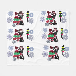 Manta Polar Christmas Lovely walking