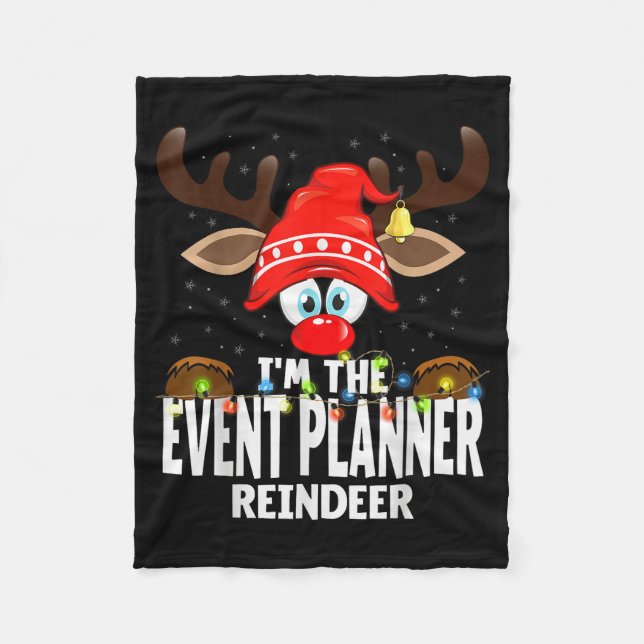 Manta Polar Christmas Matching I'm The Event Planner Reindeer  (Anverso)