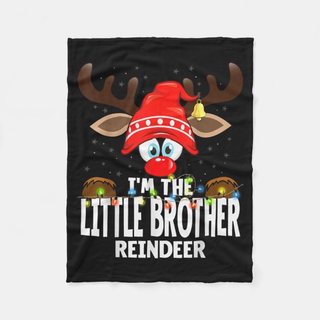 Manta Polar Christmas Matching I'm The Little Brother Reindeer (Anverso)