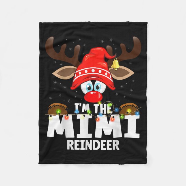 Manta Polar Christmas Matching I'm The Mimi Reindeer  (Anverso)