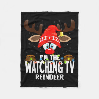 Manta Polar Christmas Matching I'm The Watching Tv Reindeer 