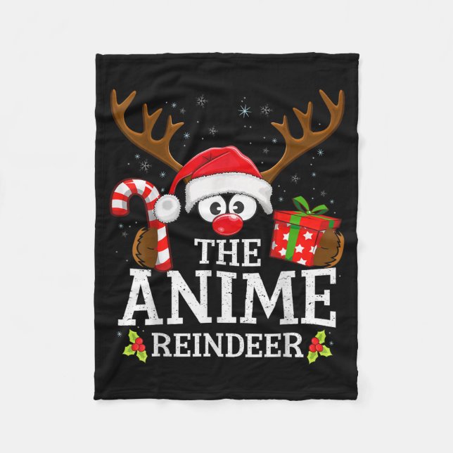 Manta Polar Christmas Matching The Anime Reindeer Family  (Anverso)
