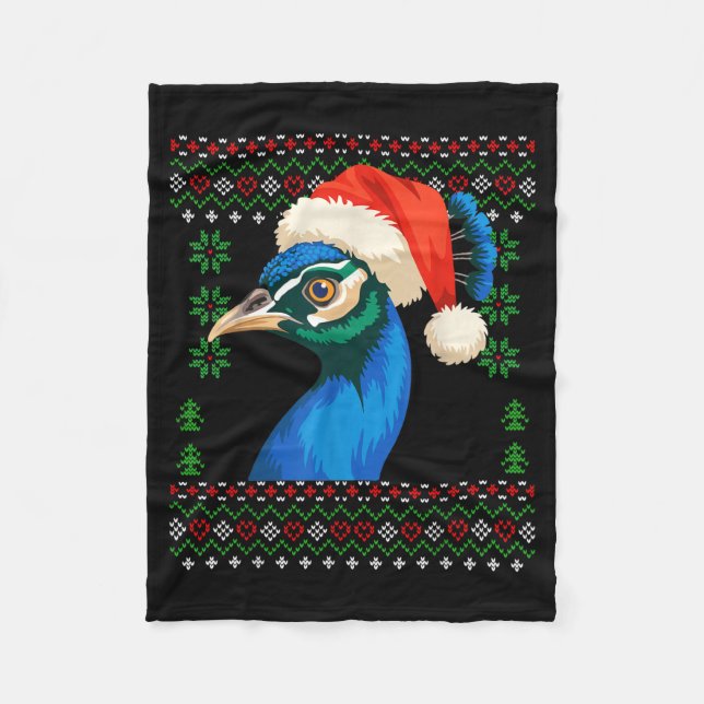 Manta Polar Christmas Pea Ugly Xmas Sweater  (Anverso)