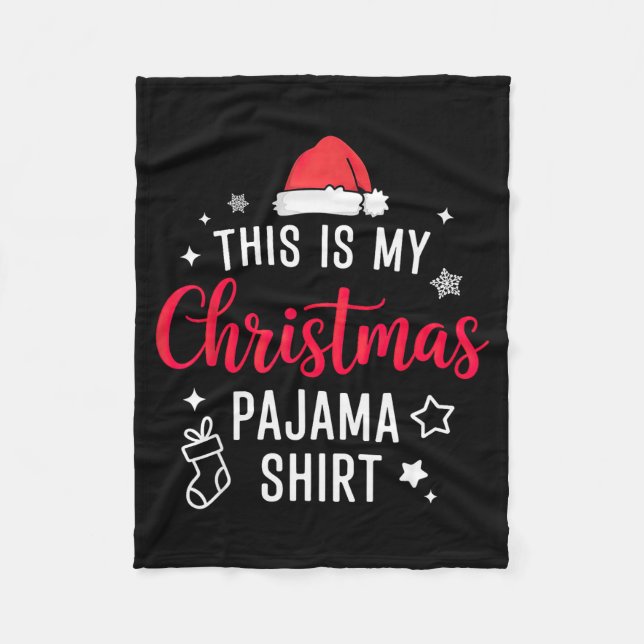 Manta Polar Christmas Pj Pajama Pjs  (Anverso)