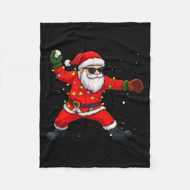Manta Polar Christmas Santa Claus Baseball Tcher Boys Kids Tee (Anverso)