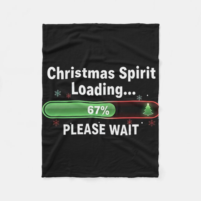 Manta Polar Christmas Spirit Loading 67 Percent Funny Tee  (Anverso)