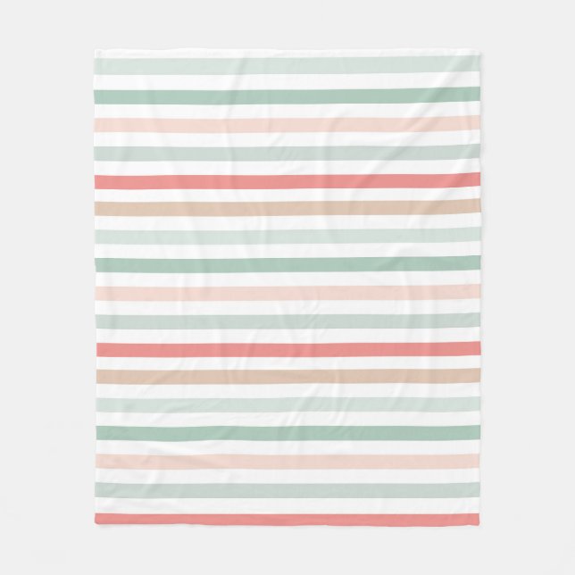 Manta Polar Christmas Stripes (Anverso)